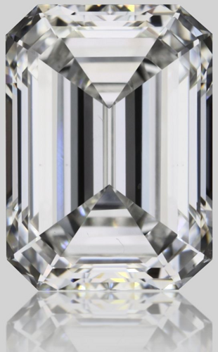 1.01 carat F-VS2 Natūralus Emerald Deimantas (1)
