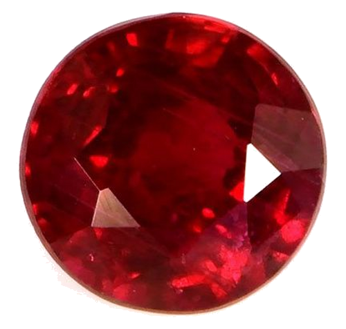 0.46 carat RED Round Rubinas (1)