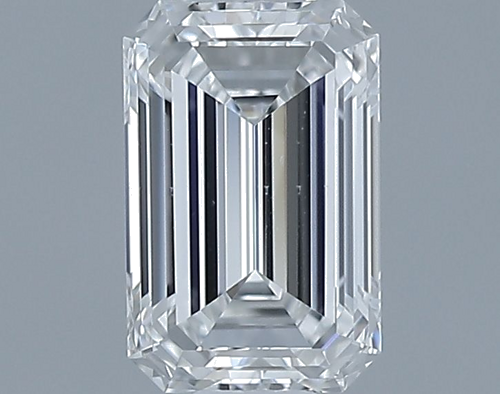 0.42 carat F-VS2 Natūralus Emerald Deimantas (1)