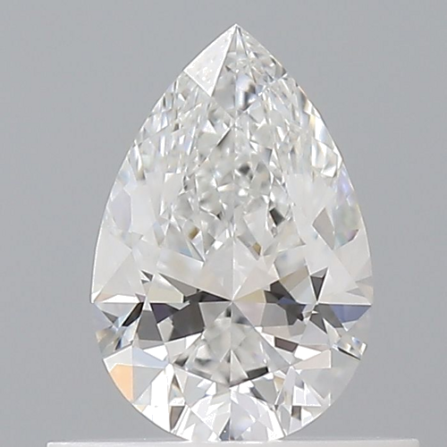 0.5 carat E-VVS2 Natūralus Pear Deimantas (1)