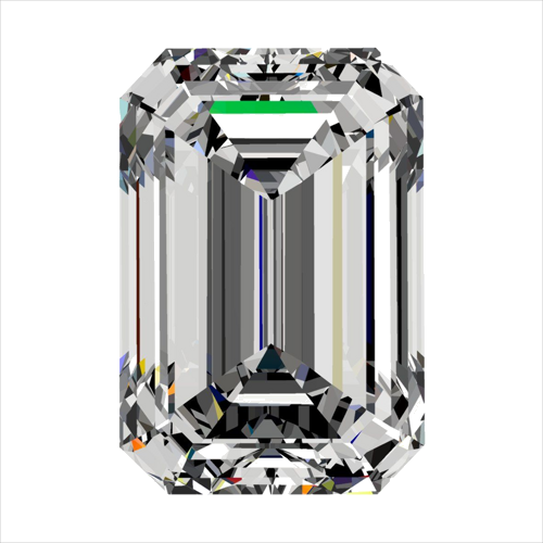 0.3 carat H-VVS2 Natūralus Emerald Deimantas (1)