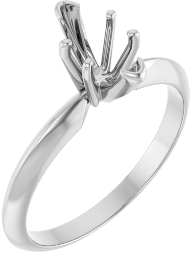 Sužadėtuvių Žiedas „V-End Light Solitaire“ 585 Baltojo Aukso Marquise 8.6mm x 4mm (1)