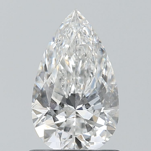 0.8 carat F-SI2 Natūralus Pear Deimantas (1)