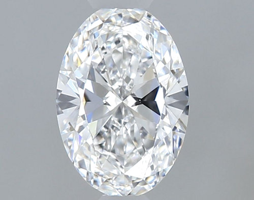 0.4 carat D-VVS2 Natūralus Oval Deimantas (1)