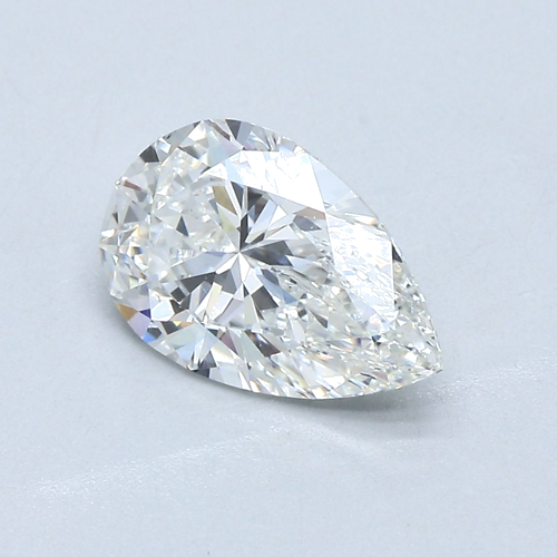1.7 carat G-VS2 Natūralus Pear Deimantas (1)