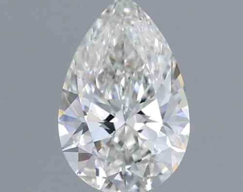 0.3 carat H-VS2 Natūralus Pear Deimantas (1)