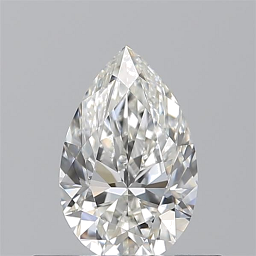 0.5 carat G-IF Natūralus Pear Deimantas (1)