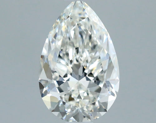 0.72 carat G-IF Natūralus Pear Deimantas (1)