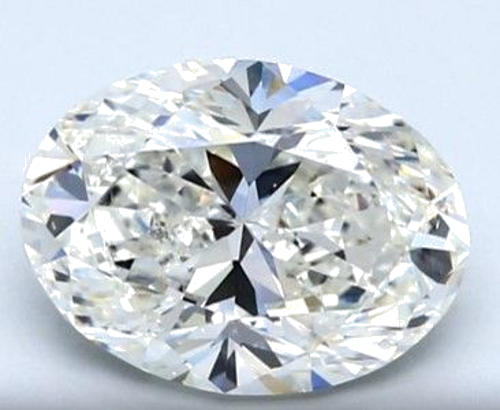 1.9 carat I-SI1 Natūralus Oval Deimantas (1)