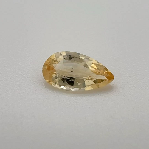 0.65 carat YELLOW Pear Topaz (1)