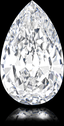 8.98 carat G-VVS1 Natūralus Pear Deimantas (1)