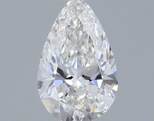 0.32 carat F-VVS1 Natūralus Pear Deimantas (1)