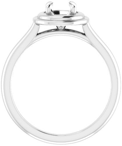 Sužadėtuvių Žiedas „Claw-Prong Solitaire“ 14k white gold Round 5.5mm (2)