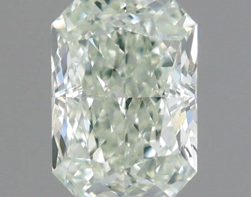 0.52 carat Light Green-VS2 Natūralus Radiant Deimantas (1)