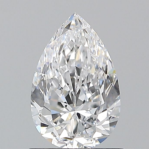 1.0 carat D-VS1 Natūralus Pear Deimantas (1)