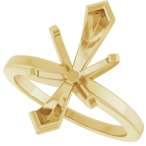 Sužadėtuvių Žiedas 14k yellow gold Marquise 16mm x 8mm (5)