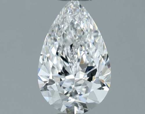 0.6 carat E-SI1 Natūralus Pear Deimantas (1)