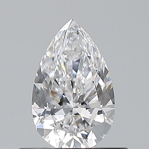 0.5 carat D-IF Natūralus Pear Deimantas (1)