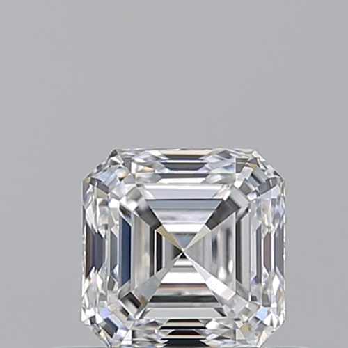 0.5 carat E-VVS1 Natūralus Asscher Deimantas (1)