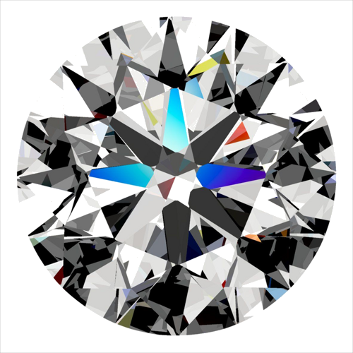 0.3 carat F-VS2 Very Good cut Natūralus Round Deimantas (1)