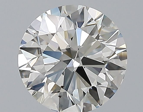 1.71 carat I-SI1 Excellent cut Natūralus Round Deimantas (1)