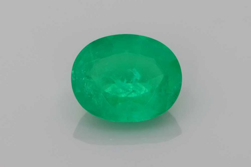 3.29 carat GREEN Oval Smaragdas (1)