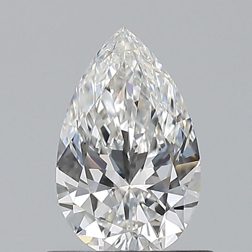 0.7 carat F-VVS2 Natūralus Pear Deimantas (1)