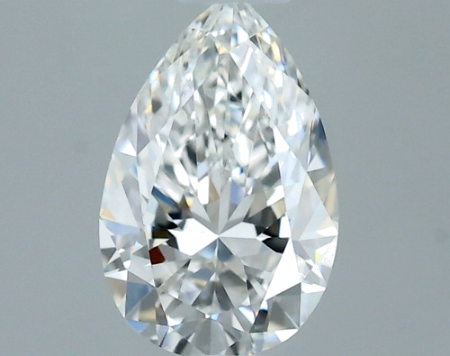 0.33 carat F-VVS1 Natūralus Pear Deimantas (1)