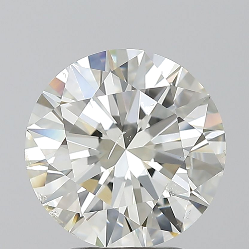 3.01 carat K-SI2 Excellent cut Natūralus Round Deimantas (1)