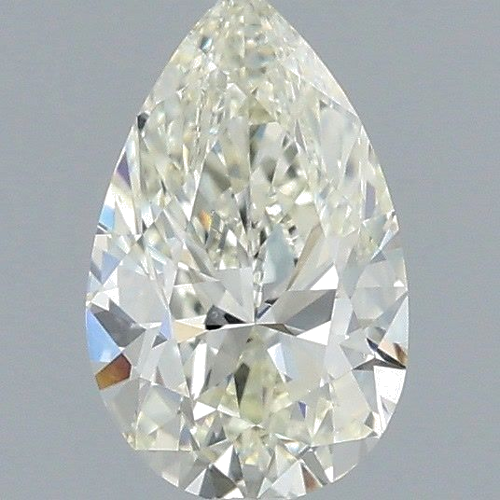 0.5 carat K-VS2 Natūralus Pear Deimantas (1)