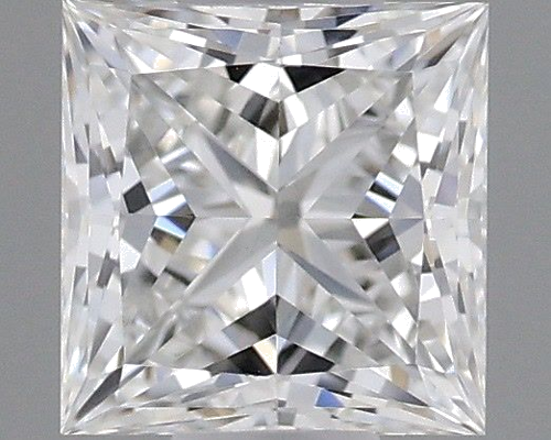 0.32 carat F-VVS1 Natūralus Princess Deimantas (1)