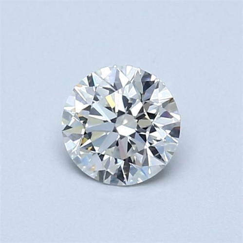 0.5 carat H-VVS2 Excellent cut Natūralus Round Deimantas (1)
