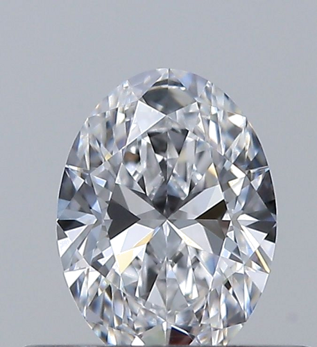 0.35 carat D-VVS2 Natūralus Oval Deimantas (1)