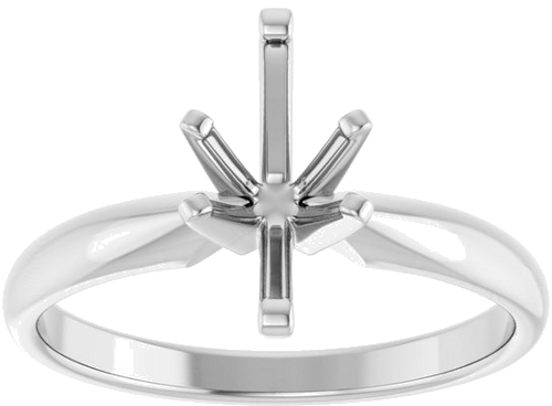 14K White 9.5x5 mm Marquise Solitaire Engagement Ring Mounting (3)