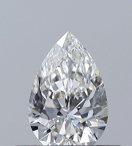 0.31 carat G-VVS2 Natūralus Pear Deimantas (1)