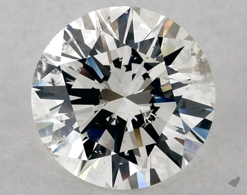 2.0 carat I-SI2 Excellent cut Natūralus Round Deimantas (1)