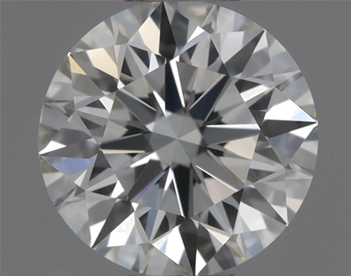 0.44 carat H-VVS2 Excellent cut Natūralus Round Deimantas (1)