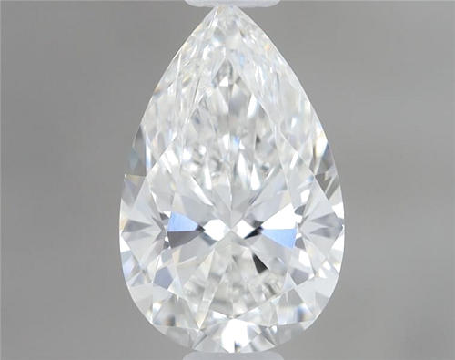 0.6 carat F-VS2 Natūralus Pear Deimantas (1)