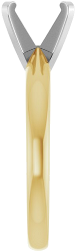 Sužadėtuvių Žiedas „Solitaire“ 585 Baltojo Ir Geltonojo Aukso Round 8mm (4)