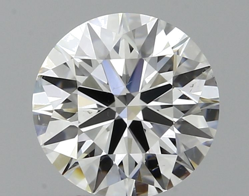0.51 carat F-SI1 Excellent cut Natūralus Round Deimantas (1)