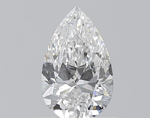 0.62 carat E-SI2 Natūralus Pear Deimantas (1)