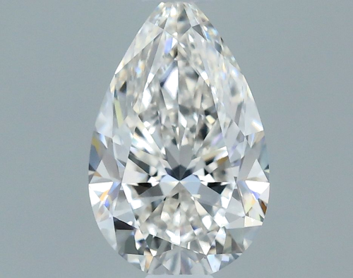 0.5 carat G-VS1 Natūralus Pear Deimantas (1)