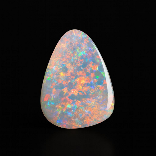 0.69 carat BLACK Trilliant Opal (1)