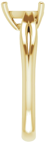 14K Yellow 7x5 mm Pear Engagement Ring Mounting (4)