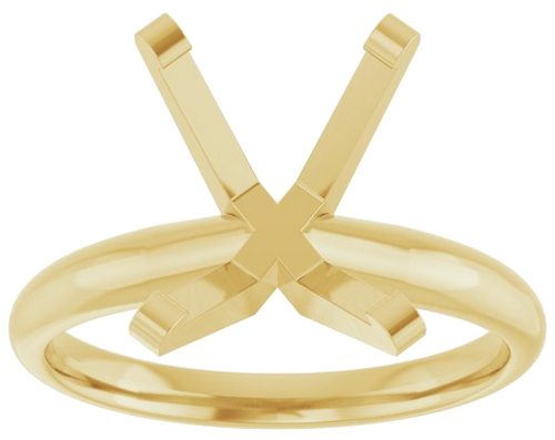 Sužadėtuvių Žiedas „Solitaire“ 14k yellow gold Emerald 10mm x 8mm (3)