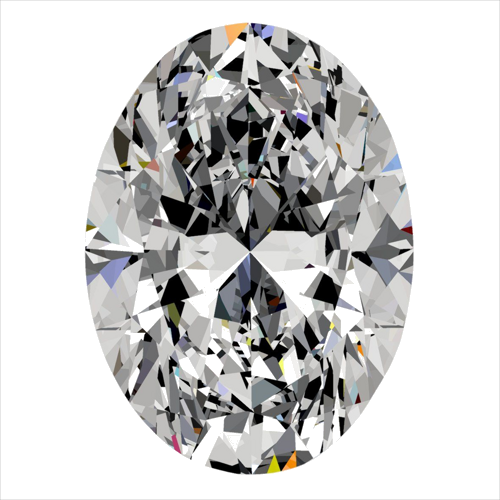 0.32 carat F-VVS1 Natūralus Oval Deimantas (1)