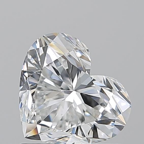 1.01 carat F-VS1 Natūralus Heart Deimantas (1)