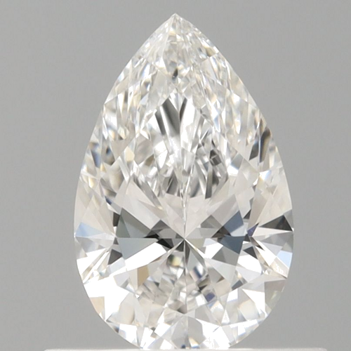 0.54 carat F-VS2 Natūralus Pear Deimantas (1)