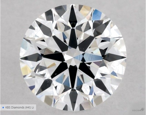 0.33 carat D-SI1 Excellent cut Natūralus Round Deimantas (1)