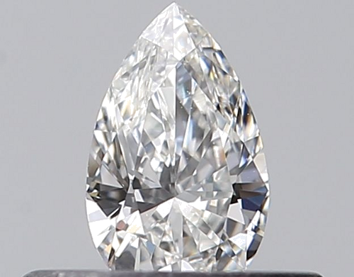 0.23 carat G-VVS1 Natūralus Pear Deimantas (1)